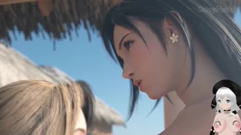 Tifa, Aerith & Cloud's Sultry Beach Anal Affair by OrtegaHentai