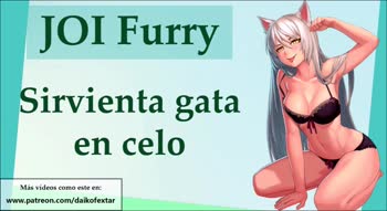 DaikoFextar - Furry Maid's Feline Fantasies: Furry Hentai JOI Solo