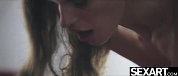 Lana Seymour's Sizzling Seduction: Petite Pinup Girl's Natural Boobs Bounce in Steamy Blowjob & Creampie