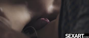 Lana Seymour's Sizzling Seduction: Petite Pinup Girl's Natural Boobs Bounce in Steamy Blowjob & Creampie