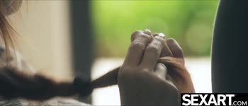 Melissa Benz and Gisha Forza: Redhead's Flexibility Amazes During Steamy Lesbian Encounter