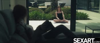 Melissa Benz and Gisha Forza: Redhead's Flexibility Amazes During Steamy Lesbian Encounter
