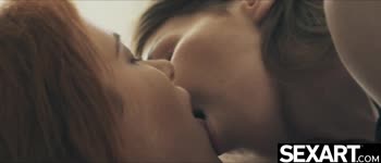 Melissa Benz and Gisha Forza: Redhead's Flexibility Amazes During Steamy Lesbian Encounter