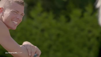 Gina Gerson, Katy Rose & Ana Bell Evans: Outdoor Soccer Field Threesome