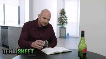 Petite Christmas Cutie Skylar Vox Squeezed By J-mac's Big Dick