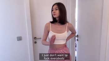 Cutie Kim's Condom Slip - POV Blowjob Leads to Craving creampie