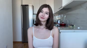 Cutie Kim's Condom Slip - POV Blowjob Leads to Craving creampie