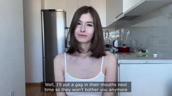 Cutie Kim's Condom Slip - POV Blowjob Leads to Craving creampie