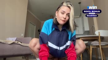 Russian Goddess Cowgirl Rides Good View Couple's Cock in Perfect Gonzo
