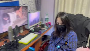 WolfiTyan's Masked Pleasure: Homemade College Whore
