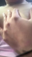 Kendyymaly's Uber Ride Turns Naughty: Skinny Blonde Touches Herself
