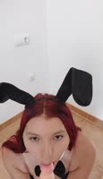 Softbrattypuppy's Bunny Maid Delights: German Cosplay Solo