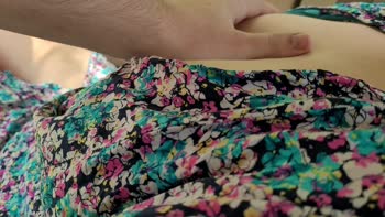 Beach Babe's Big Boobs After Sundress & Bikini Tease