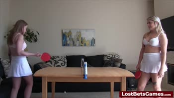 Game Loses Big: Table Tennis Strip Game Ends in Dildo Delight