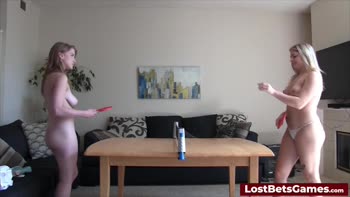 Game Loses Big: Table Tennis Strip Game Ends in Dildo Delight
