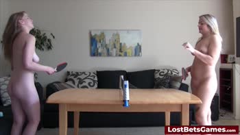 Game Loses Big: Table Tennis Strip Game Ends in Dildo Delight