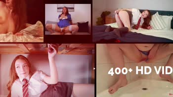 Skinny Teen (18+) Candice Banks Takes on a Rugged Brit