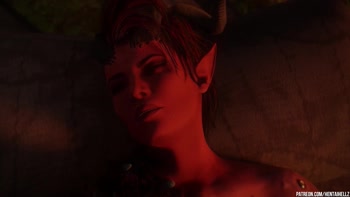 Hentaiguide's Karlah & Laezel: A Baldur's Gate 3 Group Fantasy in 60FPS 3D