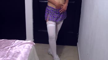 Peachandcoxx's Seduction: Upskirt Fuck After Classes