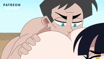 Hagen Toons' Nude Beach Orgy: Anime Babe Gangbang