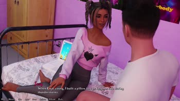 AVN Teller's Big Dick Creampie in 'Being A Dik' Visual Novel