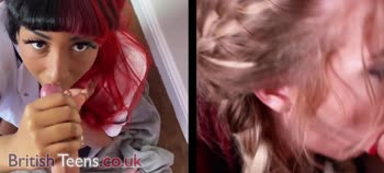 Blowjob Britain: Teenage Temptresses Compete for Cumshot Glory