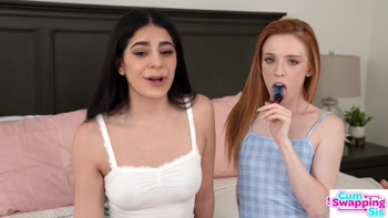 Perverted Slut Angel Gostosa Sucks Off Her Stepbrother in front of Her Friend Madi Collins S4:E9