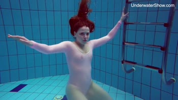 Russian Teen (18+)'s Wet and Wild Bikini Underwater Show
