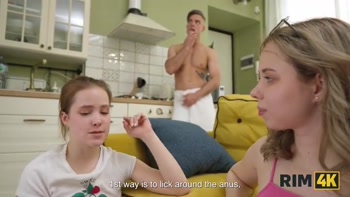 RIM4K. Modern Rimming Myth. Hot fetish sex with Nicole Murkovski & Alice Murkovski