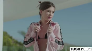 TUSHY Stunning Stefany has passionate anal with sister's bf