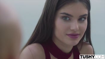 TUSHY Stunning Stefany has passionate anal with sister's bf