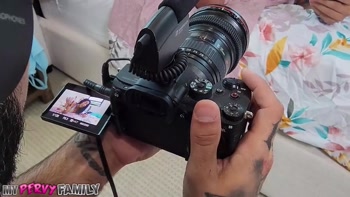Mypervyfamily - Behind the Scenes with Roxie Sinner & James Angel