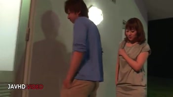 Maki Sarada's Sensual Japanese Blowjob Delight in Stockings