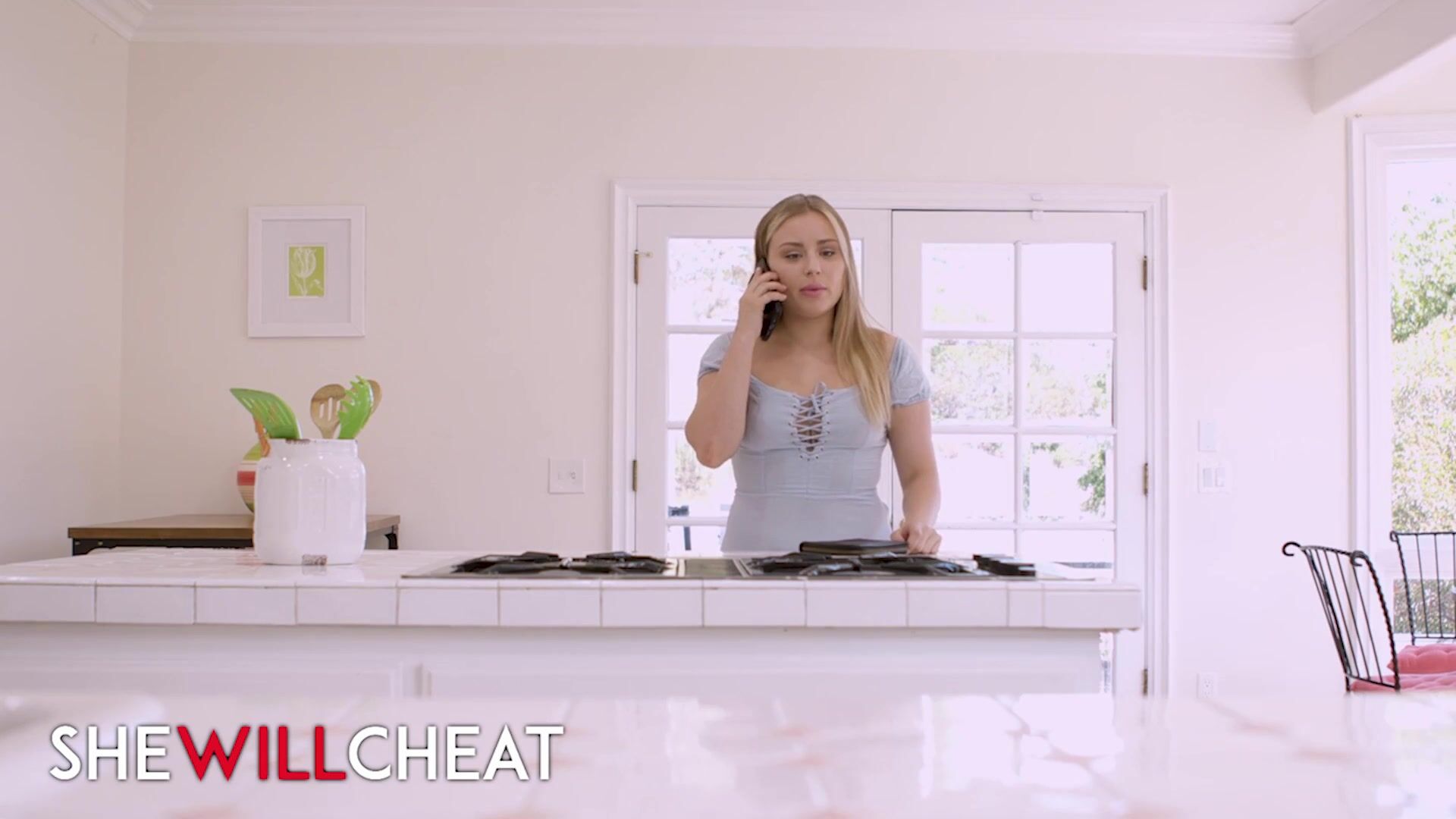 SHE WILL CHEAT - Anna Claire Clouds Gets back at her Husband by Riding the Chef's Big Hard Cock