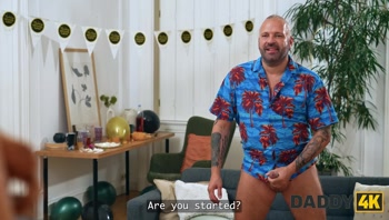 DADDY4K. Redhead with Beautiful Boobs get Fucked by her Boyfriend's Daddy