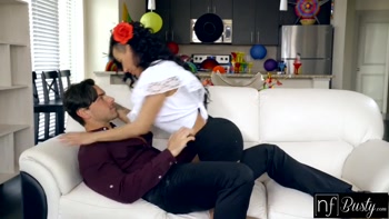 Amia Miley's Cinco De Mayo Cock Ride Frenzy