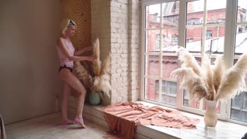 Busty Blonde Teen (18+)'s Sultry Self-Love Session