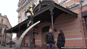 Foxy Di's Wild Teen (18+) Ride: A Russian Cutie Fucks a Stranger