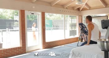 Exotic4K - Time for footBall Kick off with hottie Janice Griffith