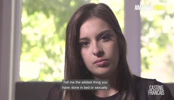 Rough Casting Audition: Emilie Martini Sucks Big Cock & Rides Hard