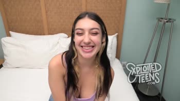 Tiny Latina Teen (18+) Sucks Cock in POV Casting Audition