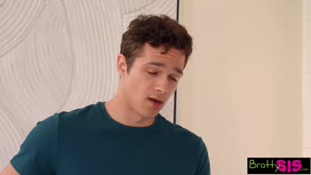 Madi Collins' Plea for Brotherly Love Leads to a Hot Cumshot