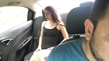 karol_grey4 - Karol Grey's Sizzling Strip Tease in Uber's Back Seat