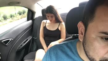 karol_grey4 - Karol Grey's Sizzling Strip Tease in Uber's Back Seat