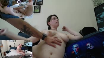 FooT_DaDy's Exclusive 4K POV Tit Play & Suck Live Show