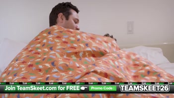 Freezing Savannah Warms Up by Rubbing Her Ass on My Hard Cock