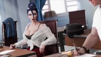 Emily had a threesome in class