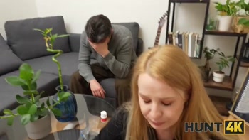 HUNT4K. She was supposed to treat his leg, but ended up Fucking him
