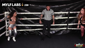Sophia Locke & Liv Revamped: Busty Milfs in Sensual Wrestling Match