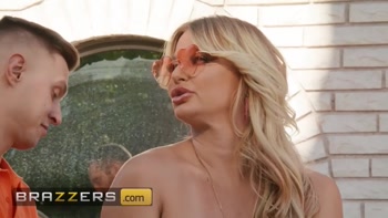 Alex Mack Joins Stepson Quinton for a Hot Threesome with London River